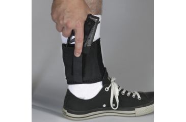 Image of Galco Cop North American Arms Guardian Ankle Band, .380, Left, Black, CAB3XS
