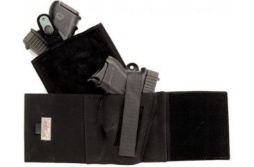 Image of Galco Cop North American Arms Guardian Ankle Band, .380, Left, Black, CAB3XS
