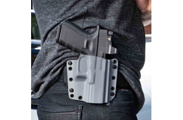 Image of Galco Corvus Belt/IWB Kydex Holster, CZ P-10 C, Right, Black, CVS226RG