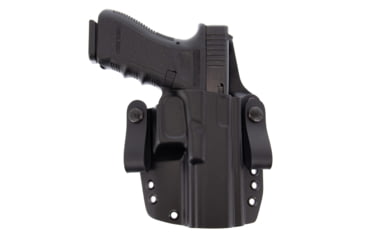 Image of Galco Corvus Belt/Iwb Holster, Glock 17 Gen 3-5 W/Tlr-1, Glock 17 Gen 3-5 W/Tlr-1 W/Wo Red Dot, Right Hand, Black, CVS872RB