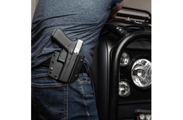 Image of Galco Corvus Belt/IWB Holster, Springfield Armory Hellcat, Black, Right Hand, CVS20CVS892RB16RB
