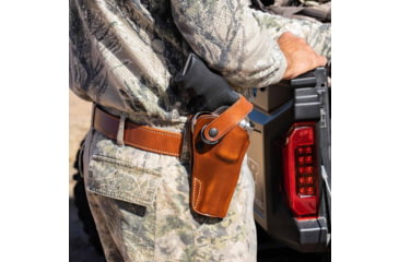Image of Galco Dao Strongside/Crossdraw Belt Holster, Colt King Cobra 4 1/4in, Right Hand, Tan, DAO370