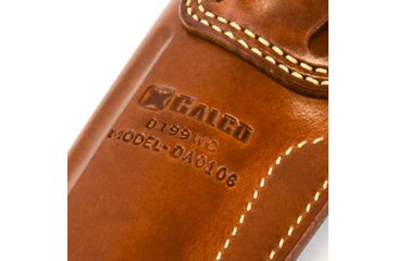 Image of Galco DAO Strongside/Crossdraw Belt Holster, S&amp;W/Colt/Ruger 6in Revolver, Right Hand, Plain, Tan, DAO106