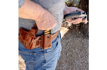 Image of Galco E-Z Loader Carrier For System, Charter Arms Bulldog Pug .44 2 1/2In, Colt Anaconda 4.25In, Colt Anaconda 6In, Colt Anaconda 8In, Colt Anaconda 8In W/Scope, Tan, BEZ34
