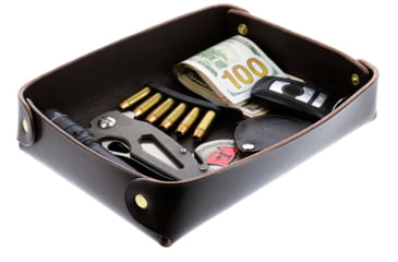 Image of Galco EDC Rectangle Valet Tray, Dark Havana, LT828DH