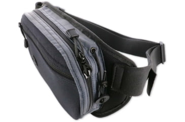 Image of Galco Fastrax Pac Compact Waistpack for Beretta APX Compact, Ambidextrous, Gray/Black, FTPRGBC