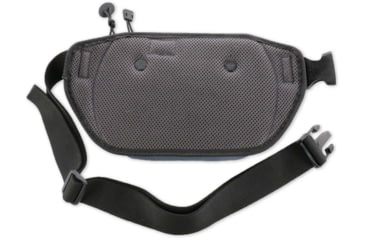 Image of Galco Fastrax Pac Compact Waistpack for Beretta APX Compact, Ambidextrous, Gray/Black, FTPRGBC