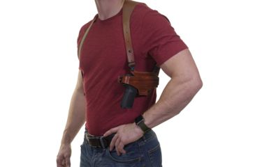 Image of Galco Half Harness W/belt Clip - Right Hand - Tan HH4
