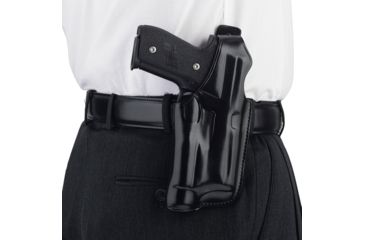 Image of Galco For Glock 17 w/weaponlight HALO BELT HOLSTER Right Hand BLACK HLO224B