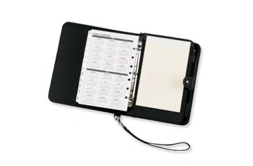 Image of Galco Hidden Agenda Concealed Leather Gun Case w/ Day Planner - Ambidextrous, Black, Fits Multiple Firearms HAGBLK