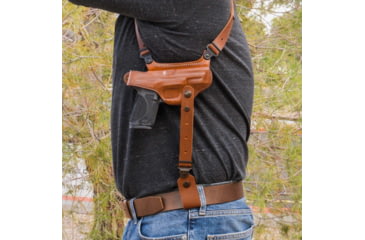 Image of Galco Horizontal Shoulder System Tie Down Set 2.0, Tan, MC2TD