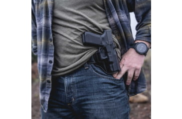 Image of Galco Hornet Strongside/Crossdraw Belt Holster, Glock 48 No Rail, Glock 48 Mos No Red Dot, Glock 48 Mos W/Red Dot, Glock 48 W/Wo Red Dot No Rail, Smith &amp; Wesson Equalizer, Right Hand, Black, HT834RB