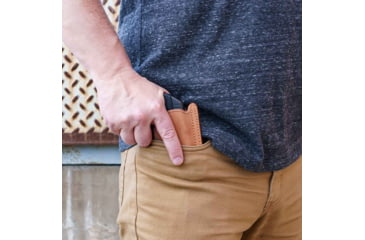 Image of Galco Horsehide Front Pocket Holster, Glock 43/43X/43X MOS, Right Hand, Natural, PH800