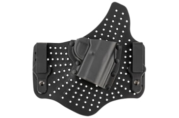 Image of Galco KingTuk Air Kydex/Leather IWB Holster, Colt 3 1/2in 1911, Colt 3in 1911, Kimber 3in 1911, PARA USA 3 1/2in Single Stack Mag, PARA USA 3 1/2in with Staggered Mag, Right Hand, Black, KA218B
