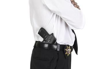 Image of Galco Kingtuk Classic IWB Holster, Glock 20/21/21 Sf/29/30/30 W/Rail, Right, Kydex/Premium Steerhide, Black, KC228B