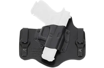 Image of Galco Kingtuk IWB Leather Holster, Glock 19/Glock 23/Glock 31/Glock 32/Glock 26/Glock 27/Glock 33/Glock 17/Glock 22, Left Hand, Plain, Black, KT225B