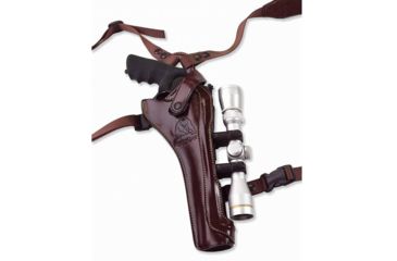 Image of Galco Kodiak Hunter Leather Shoulder Holster, Right Hand, Havana, KH130H