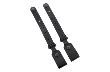 Image of Galco Horizontal Shoulder System Tie Down Set 2.0 Full Grain Leather, Ambidextrous Hand, Black, MC2TDB