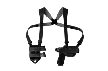 Image of Galco Miami Classic II Shoulder System Autos Leather, SIG-SAUER P365 FUSE, Right, Black, MCII894RB