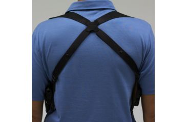 Image of EDEMO Galco Parabellum Shoulder System, Right Hand, Glock 17/19/22/23/26/27/31/32/33, Black, Leather, PB224B, EDEMO2