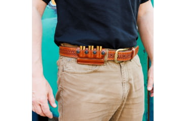 Image of Galco Pick Six Ammo Carrier, Colt/Ruger/S&amp;W/Taurus, Ambidextrous Hand, Tan, PS32