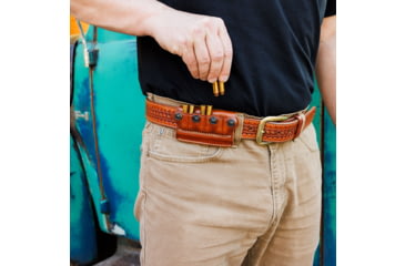 Image of Galco Pick Six Ammo Carrier, Colt/Ruger/S&amp;W/Taurus, Ambidextrous Hand, Tan, PS32