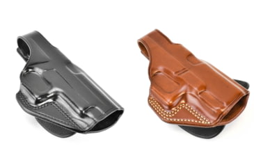 Image of Galco Professional Law Enforcement Paddle Holsters, Leather, Black, Tan