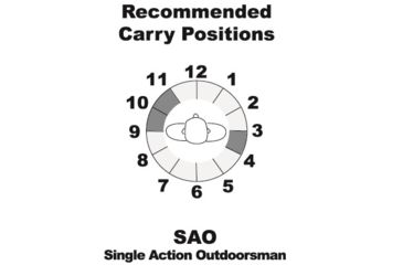 Image of Galco S.A.O. Single Action Outdoorsman - Left Hand - Tan SAO149