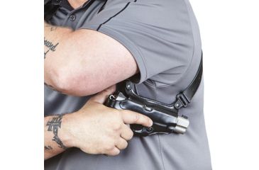 Image of Galco S3H Shoulder Holster Component - Right Hand - Black 204B