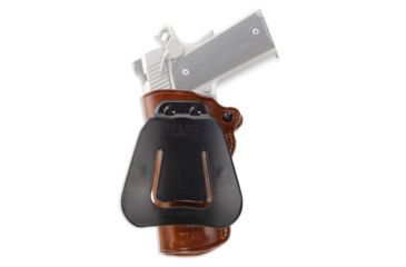 Image of Galco Speed Master 2.0 Paddle Belt Leather Holster, S&amp;W M&amp;P Shield 9/40 &amp; 2.0 9/40, Right, Premium Steerhide, Tan, SM2-652