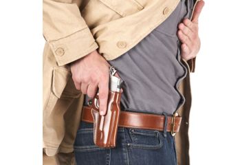 Image of Galco Speed Master 2.0 Paddle Belt Leather Holster, S&amp;W M&amp;P Shield 9/40 &amp; 2.0 9/40, Right, Premium Steerhide, Tan, SM2-652