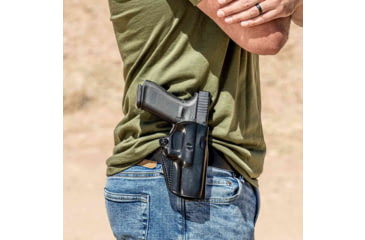 Image of Galco Speed Master 2.0 Paddle/Belt Holster Autos, Springfield Hellcat, Springfield Hellcat No Thumb Safety, Springfield Hellcat W/Wo Red Dot, Right Hand, Tan, SM2-892R