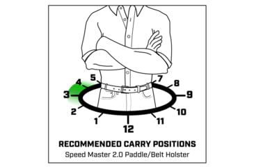 Image of Galco Speed Master 2.0 Paddle/Belt Holster Autos, Springfield Hellcat, Springfield Hellcat No Thumb Safety, Springfield Hellcat W/Wo Red Dot, Right Hand, Tan, SM2-892R