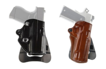 Image of Galco Speed Master 2.0 Paddle Belt Holster, Leather, Black, Tan