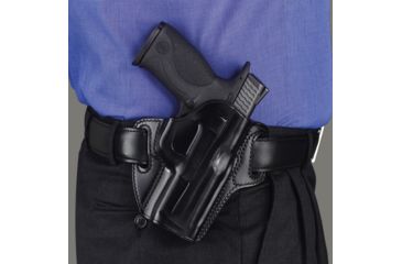 Image of Galco Concealable Belt Holster - Left Hand - Black CON293B