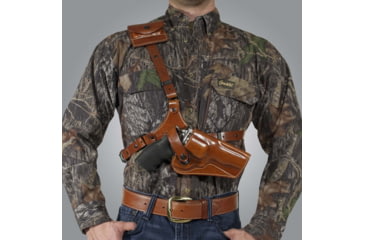 Image of Galco VHS 4.0 Holster Shoulder Component, Colt King Cobra/Python/Trooper, Ruger GP100 Revolver, Ruger Redhawk, S&amp;W N-Frame/L-Frame, Taurus 425 Tracker/627 Tracker, Ambidextrous, Plain, Tan, GA194