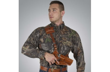 Image of Galco VHS 4.0 Holster Shoulder Component, Colt King Cobra/Python/Trooper, Ruger GP100 Revolver, Ruger Redhawk, S&amp;W N-Frame/L-Frame, Taurus 425 Tracker/627 Tracker, Ambidextrous, Plain, Tan, GA194