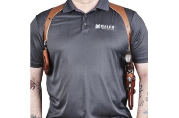 Image of Galco VHS Shoulder Holster System, Ambidextrous, Tan - For Glock 19 - VHS226