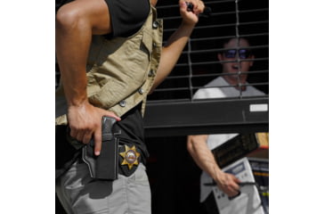 Image of Galco Wraith 2 Belt/Paddle Holster, Colt 3in 1911, Black, Left, W2-425RB