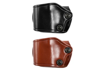 Image of Galco Yaqui Slide Belt Holster for Glock 21 and S&amp;W J Fr, Leather, Black, Tan