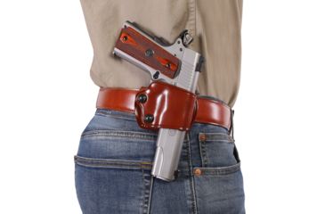 Image of Galco Yaqui Slide Belt Holster - Right Hand - Black YAQ228B