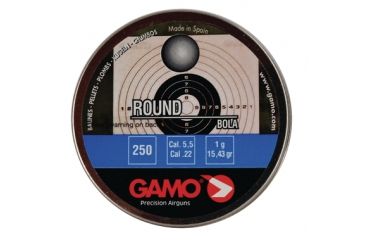 Image of Gamo Air Rifles Gamo Roundball Pellets .22 Caliber 250 Per Tin 632032554