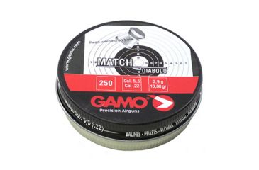 Image of Gamo Match Pellets Flat Nose .22 Cal 632002554