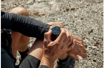 Image of Garmin Fenix 8 Pro Unisex Watches, 47mm Case Diameter, Titanium Bezel, Graphite/Black Silicone Band, 010-03198-10