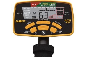 Image of Garrett Ace 400, 8.5x11 in, Black/Yellow, Medium 1141260