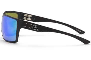 Image of Gatorz Marauder Glasses, Brown Polarized Lens w/Green Mirror, Black, One Size, GZ-12-422