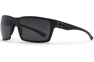Image of Gatorz Marauder Glasses, Smoke Polarized Lens, Black Cerakote, One Size, GZ-12-410