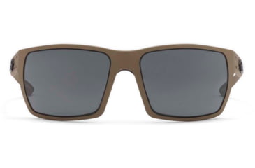 Image of Gatorz Marauder Sunglasses, Tan Cerakote, Smoke Polar w/ Black Logo, Tan, GZ-12-311