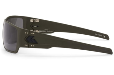 Image of Gatorz Specter Milspec Ballistic Glasses, Cerakote OD Green Frame, Smoke w/Anti-Fog Lens, GZ-08-202