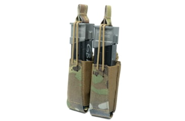 Image of GBRS Group Double Pistol Magazine Pouch - Bungee Retention, RANGER GREEN, GEAR-DPMP-BR-RG